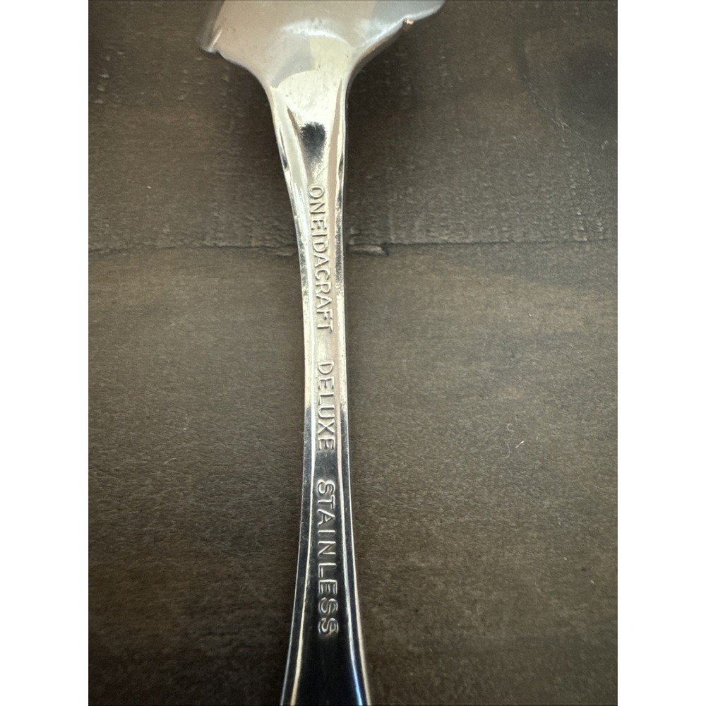 Oneida Oneida Craft Fruit Spoons Stainless Silverware Oneida Montclair Lot Of 3 - Picture 3 of 6